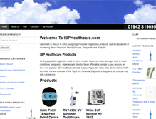 Tablet Screenshot of ibphealthcare.com